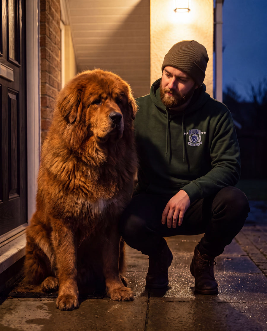 LOYALEN sweater with an embroidered pet portrait